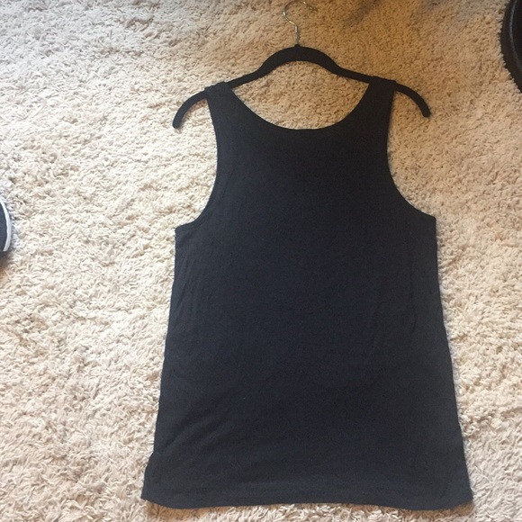 J Crew black tank with sequins - Picture 3 of 4